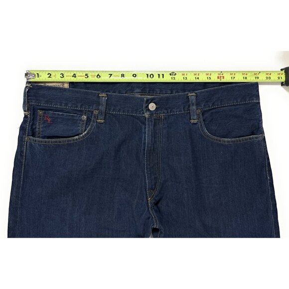 Polo Ralph Lauren Jeans 625 Varick Slim Size 38x32 Distressed Denim - Picture 7 of 10
